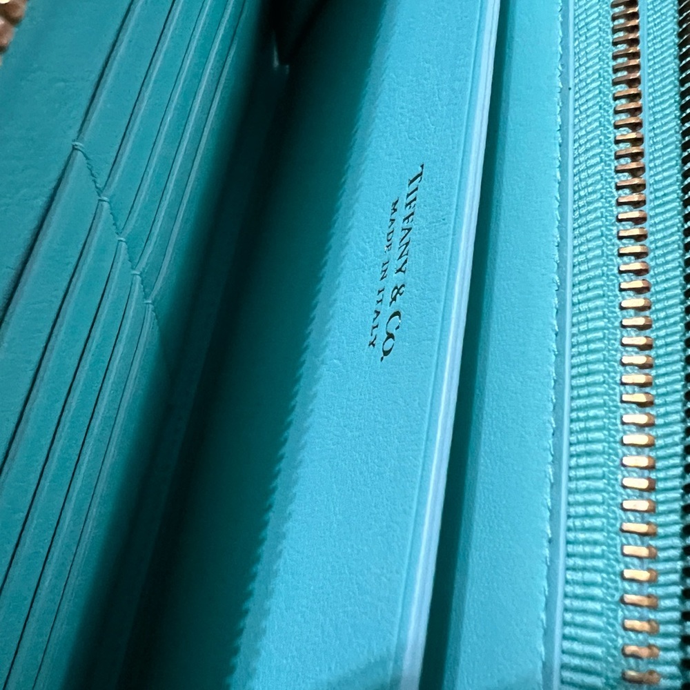 Tiffany & Co. XL leather zipper wallet - Picture 8 of 15